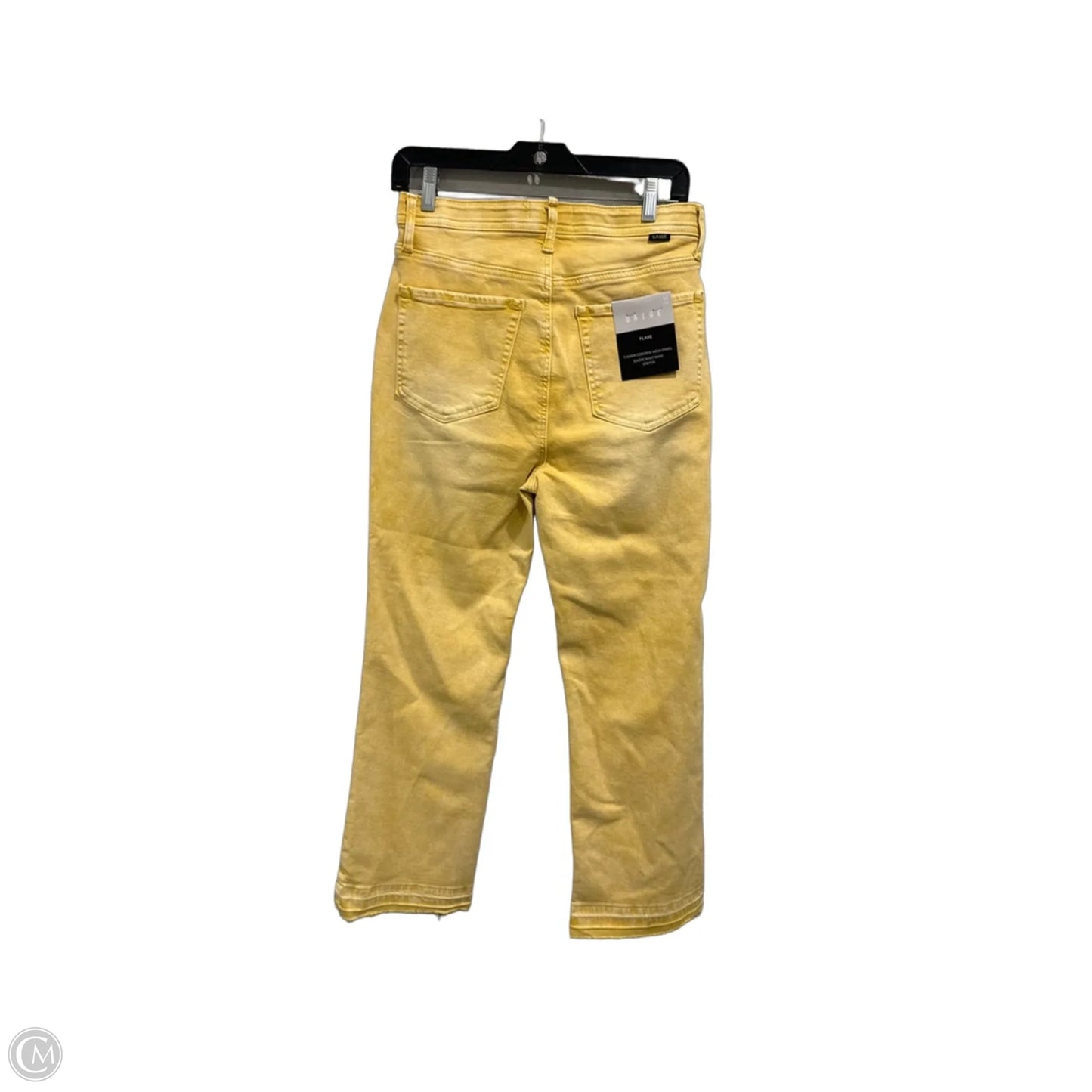 Jeans Straight By Clothes Mentor In Yellow, Size: 12