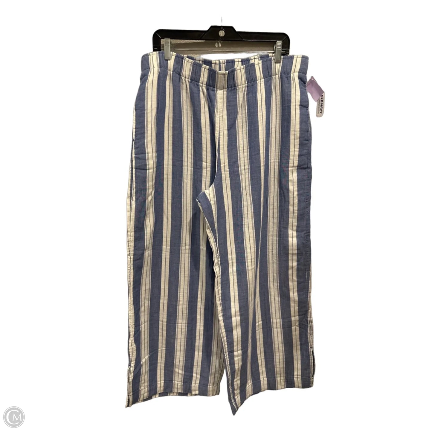 Pants Wide Leg By Old Navy In Striped Pattern, Size: Xl
