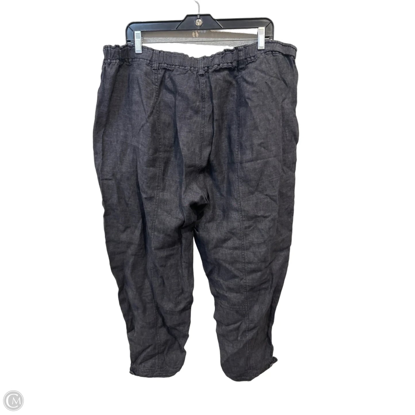 Pants Linen By Eileen Fisher In Black, Size: 16