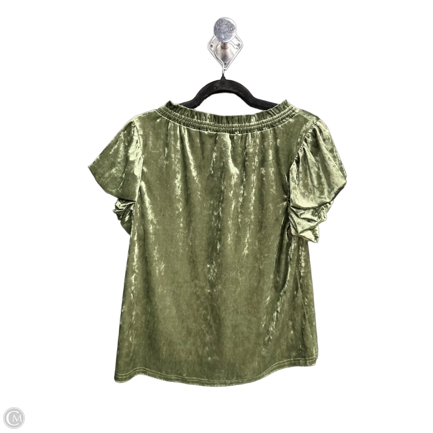 Top Short Sleeve By Ivy Jane In Green, Size: S