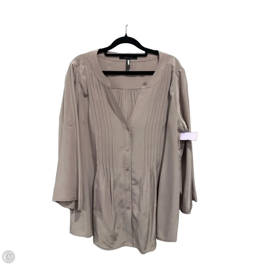 Top Long Sleeve By Bcbg In Purple, Size: M