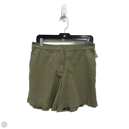 Shorts Designer By Lafayette 148 In Green, Size: M