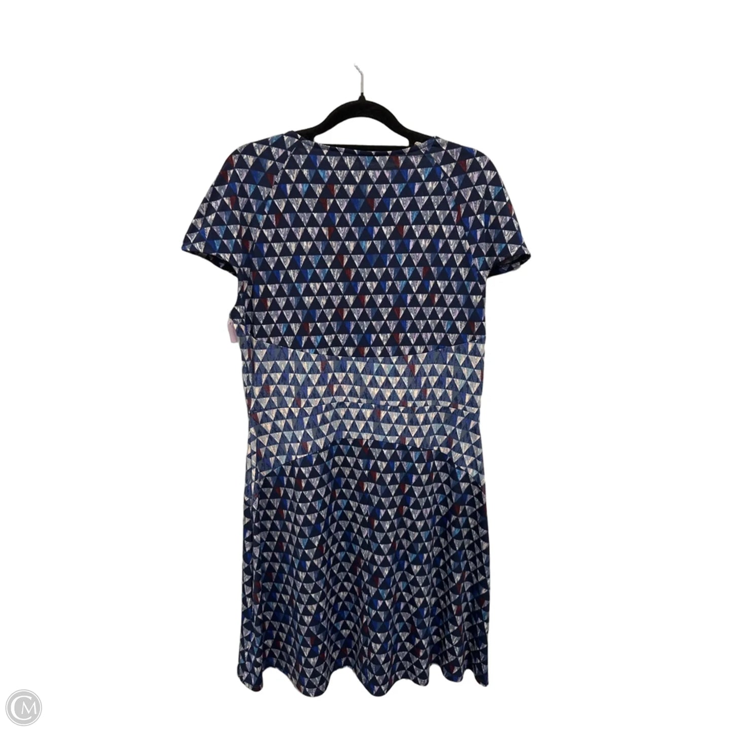 Dress Casual Midi By Bcbg In Blue, Size: L