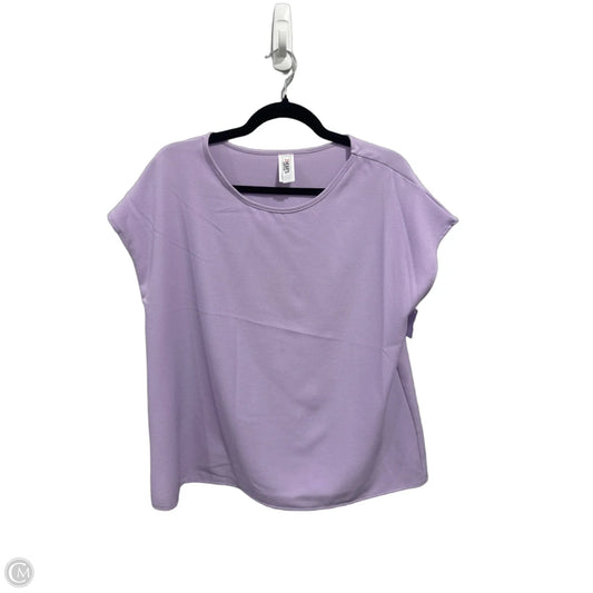 Top Short Sleeve By Clothes Mentor In Purple, Size: M