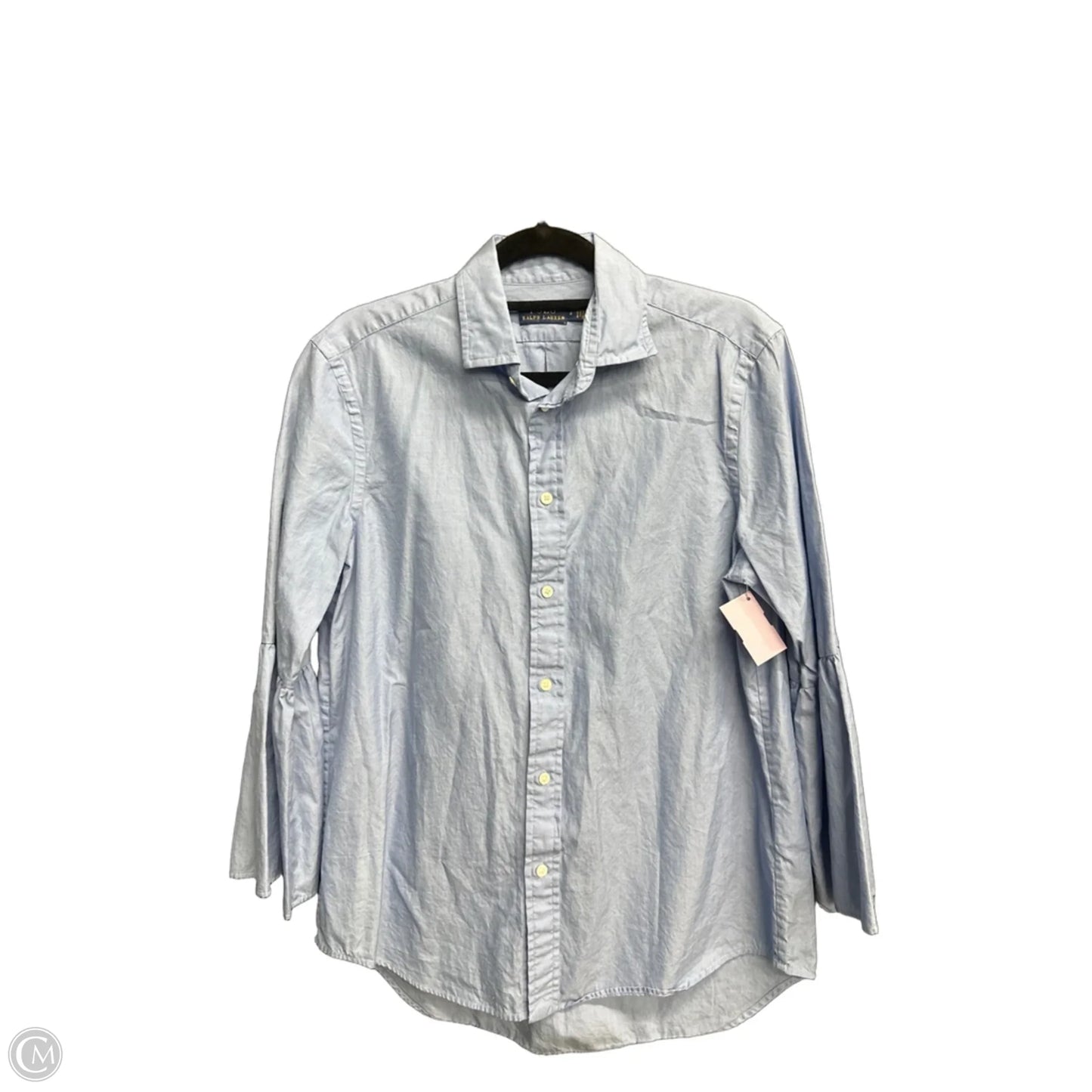 Top Long Sleeve By Polo Ralph Lauren In Blue, Size: S