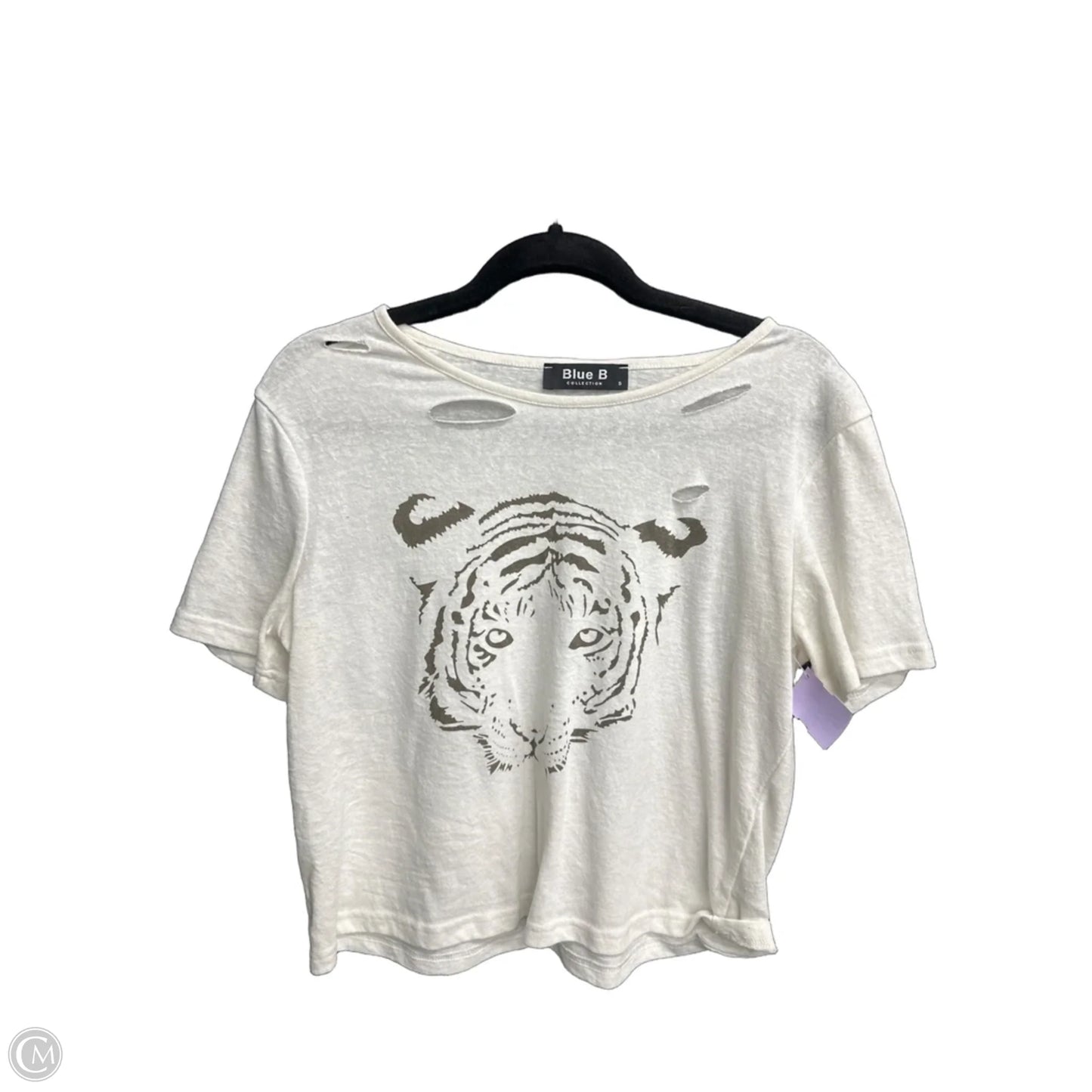 Top Short Sleeve By Blue B In White, Size: S