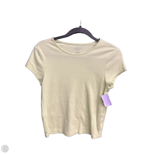 Top Short Sleeve By American Eagle In Green, Size: L