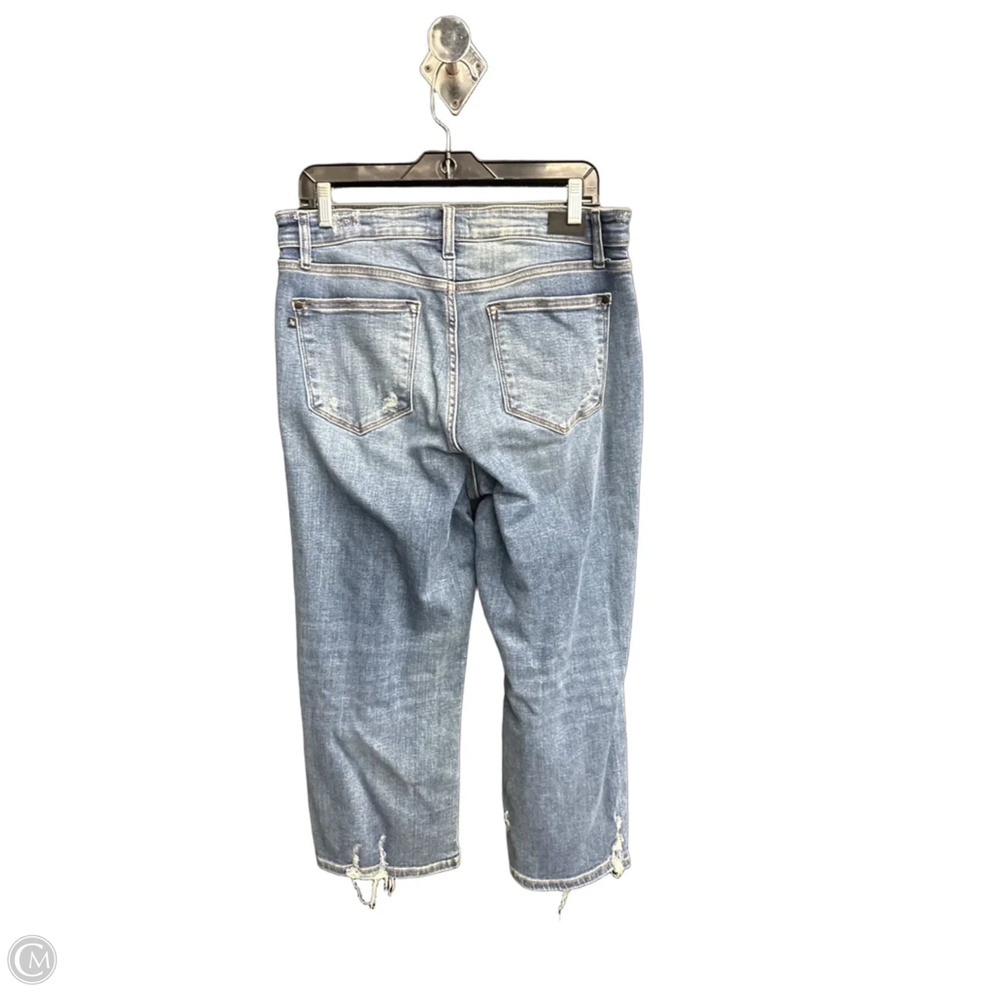 Jeans Wide Leg By Judy Blue In Blue, Size: 14