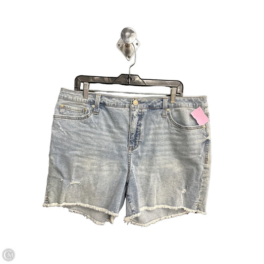 Shorts By Seven 7 In Blue Denim, Size: 16