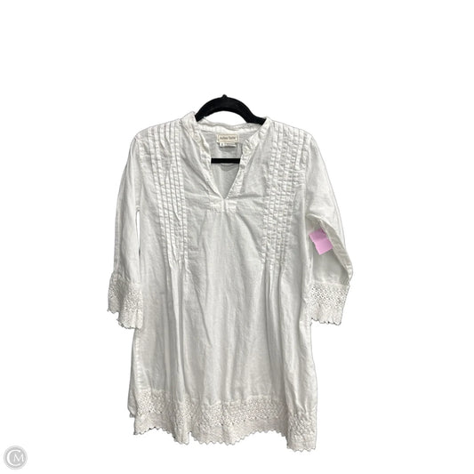 Top Long Sleeve By Ashley Taylor In White, Size: S