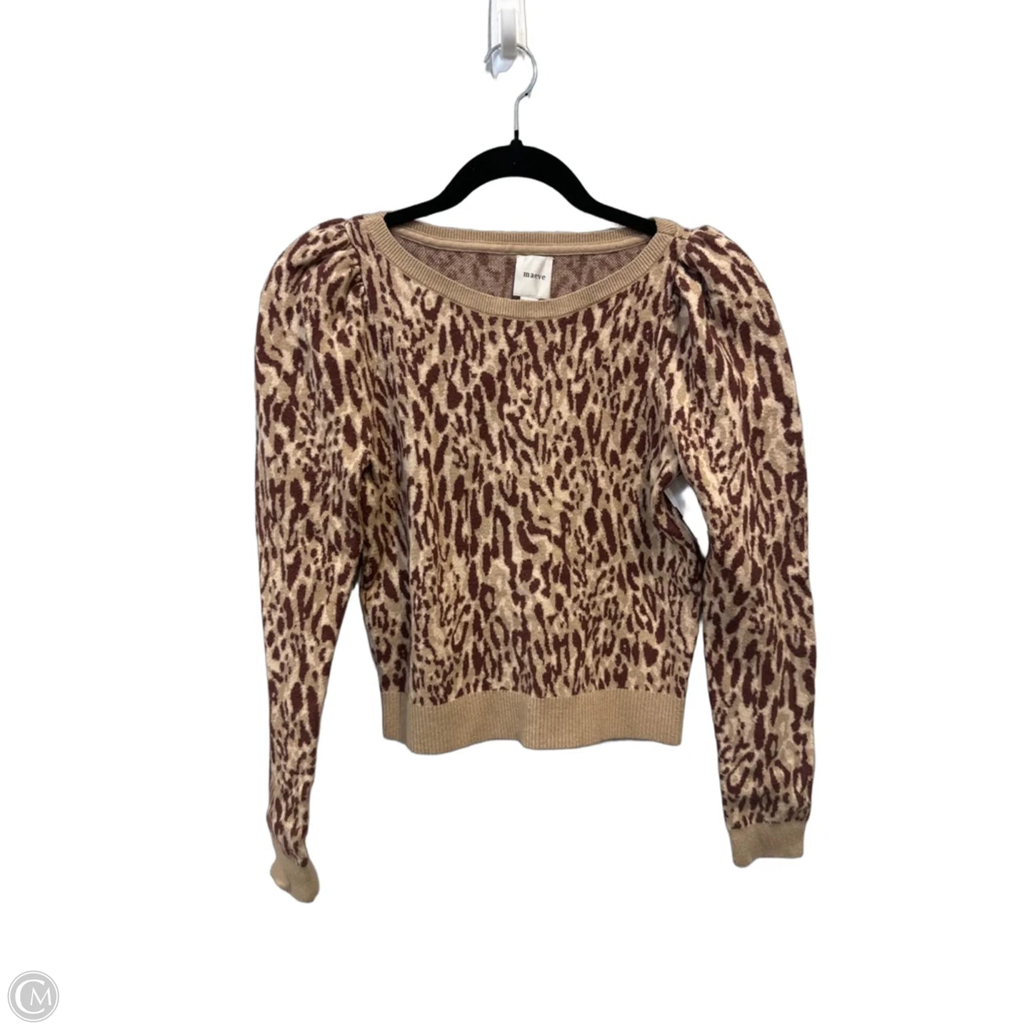 Sweater By Maeve In Leopard Print, Size: M