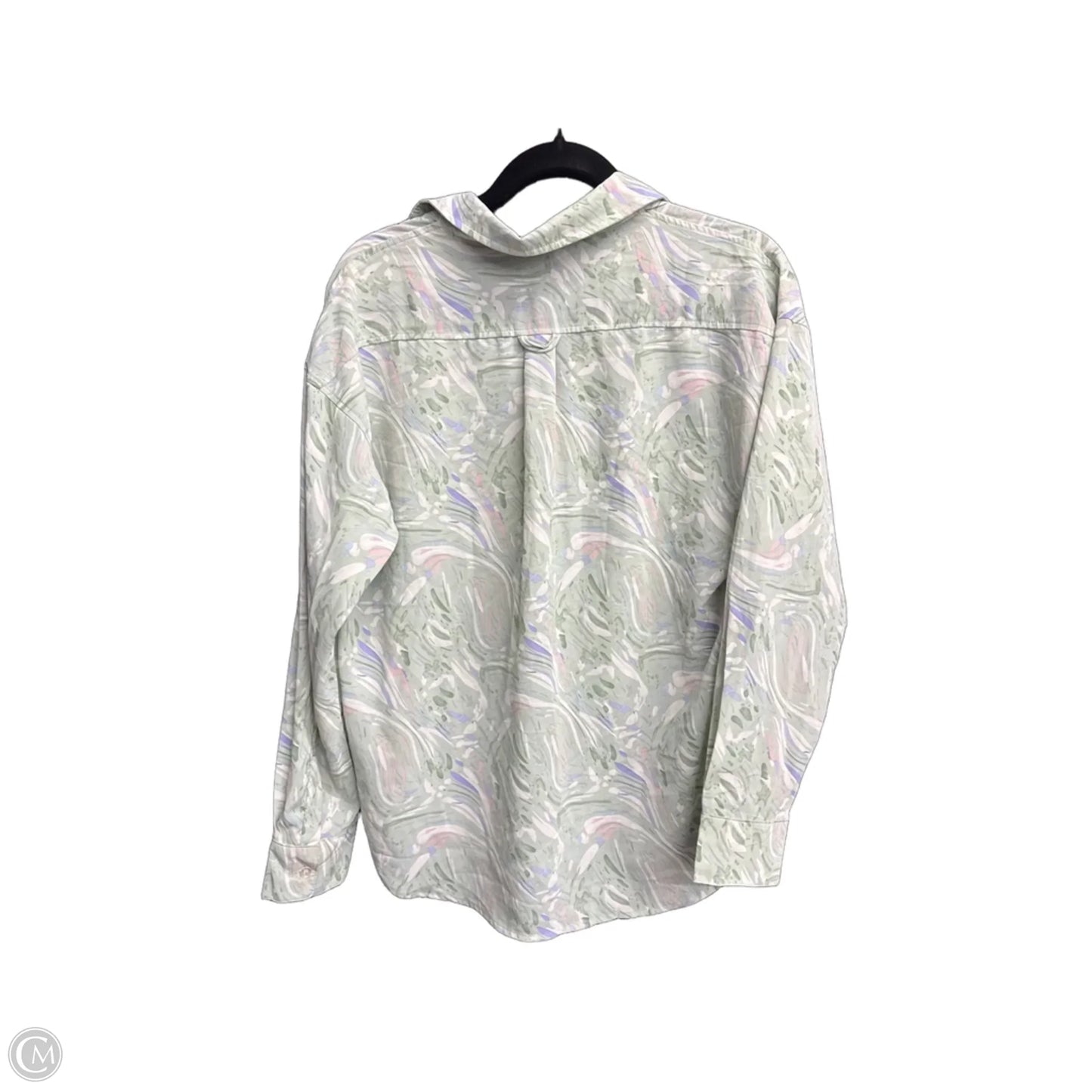 Top Long Sleeve By Blush In Grey, Size: S