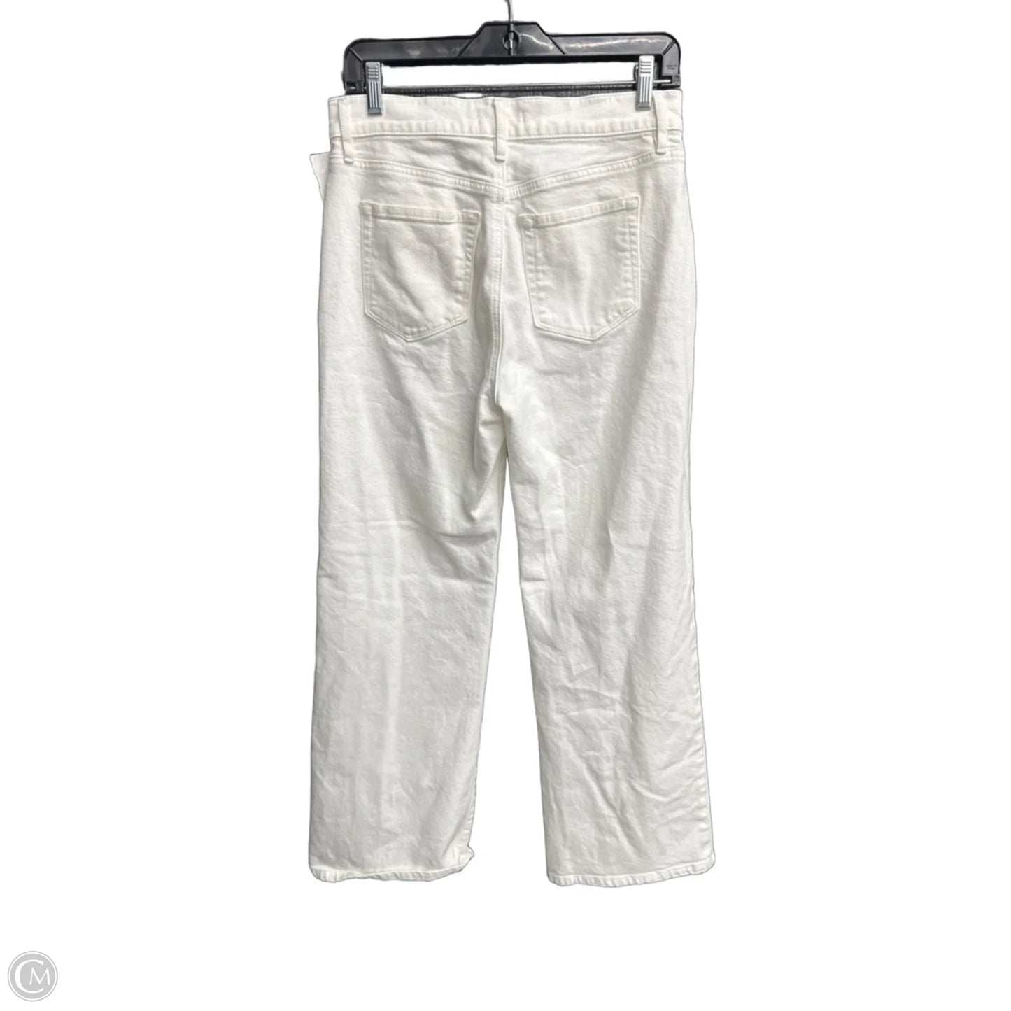 Jeans Wide Leg By Loft In White, Size: 4