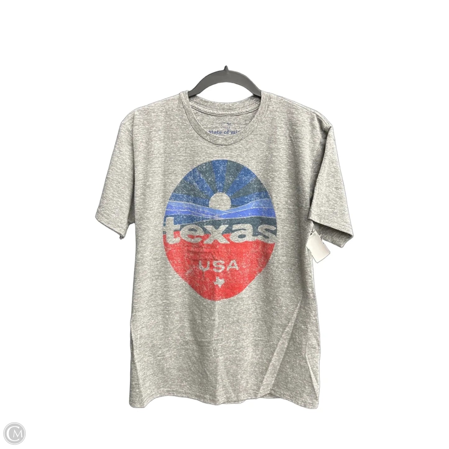 Top Short Sleeve By State Of Mine In Grey, Size: M