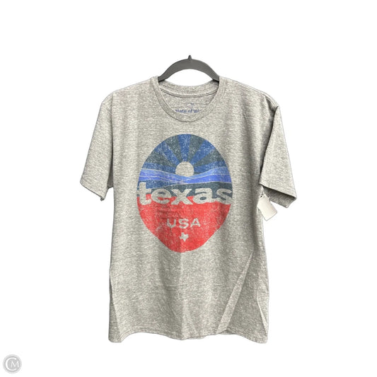 Top Short Sleeve By State Of Mine In Grey, Size: M