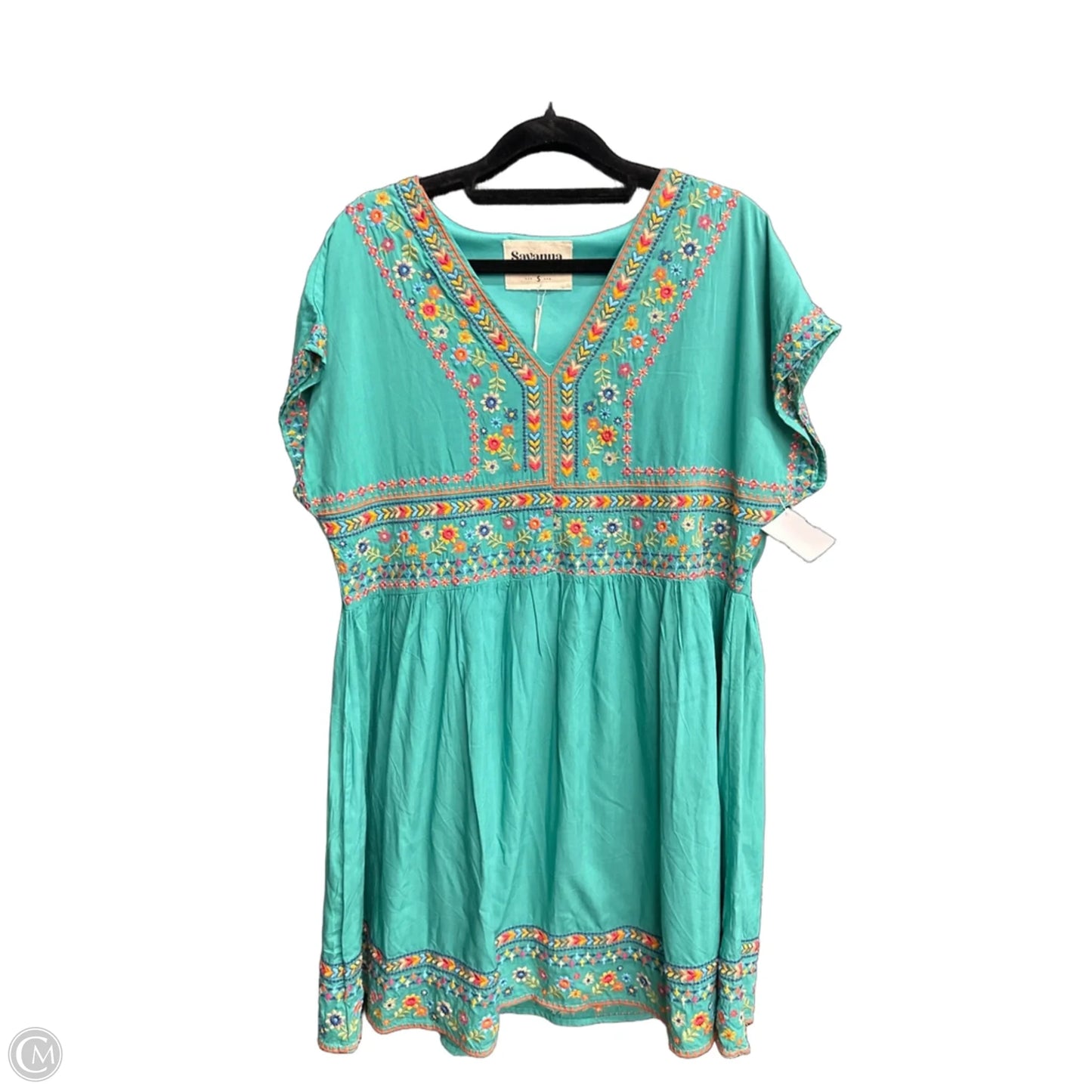 Dress Casual Midi By Savanna Jane In Teal, Size: S