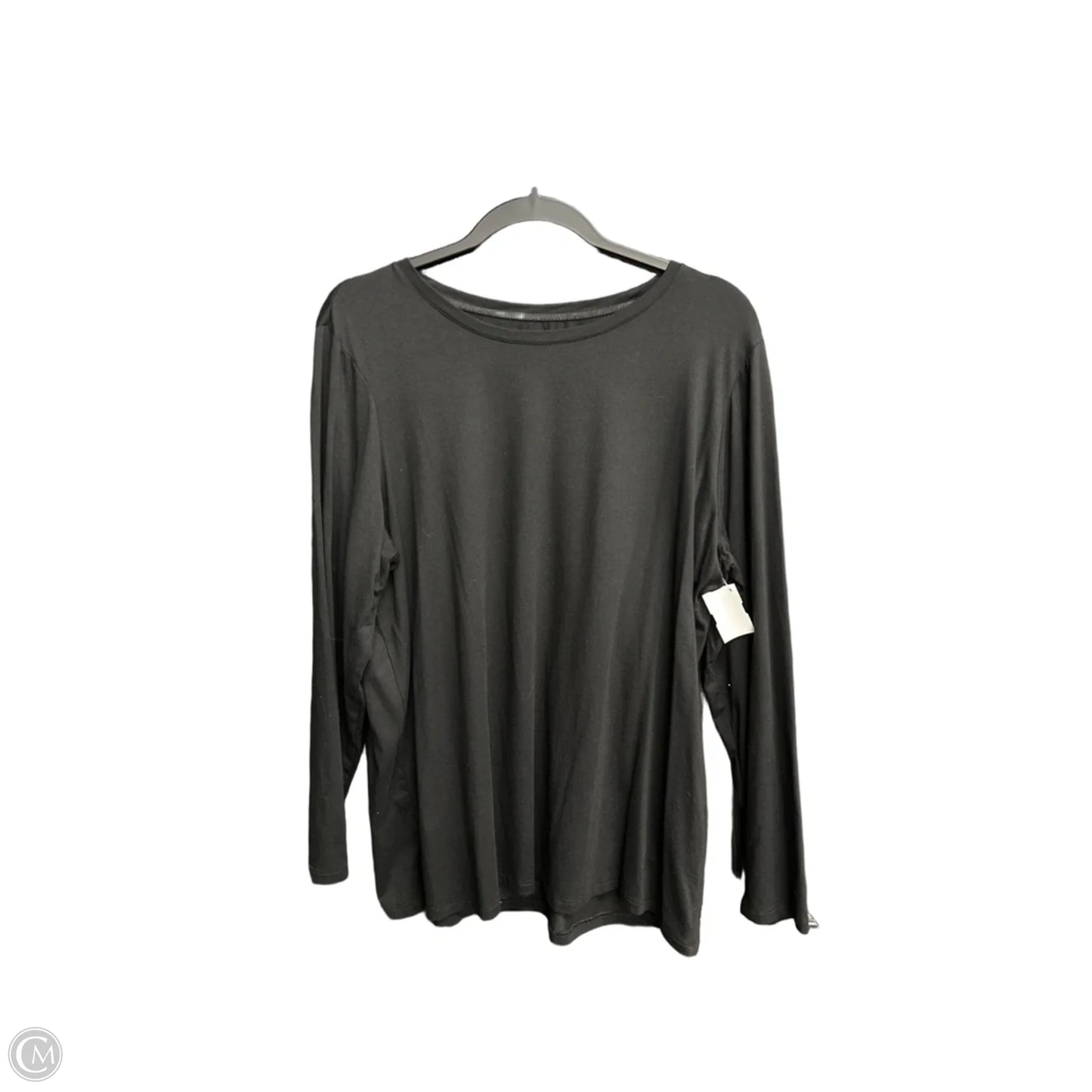 Top Long Sleeve By Chicos In Black, Size: Xl