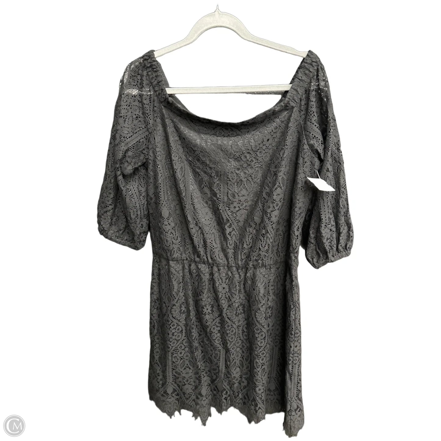 Dress Casual Midi By White House Black Market In Black, Size: L