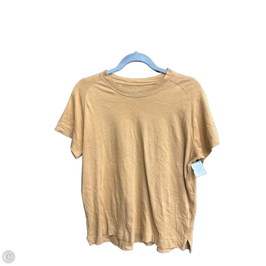 Top Short Sleeve By Everlane In Brown, Size: S