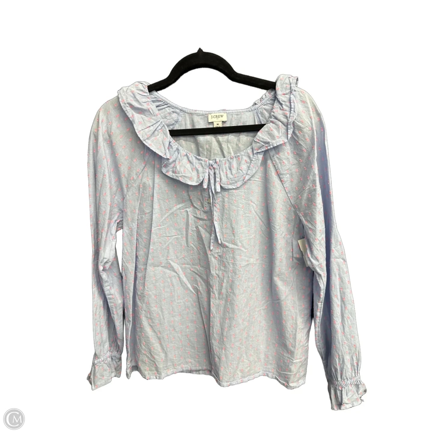 Top Long Sleeve By J. Crew In Blue, Size: M
