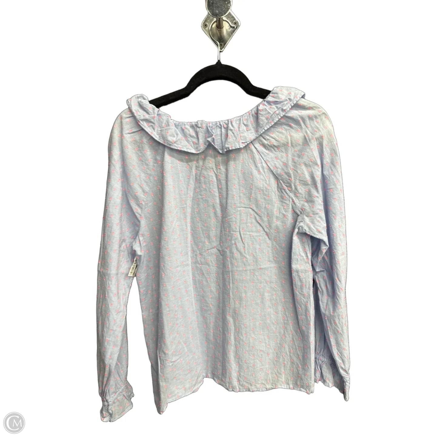 Top Long Sleeve By J. Crew In Blue, Size: M