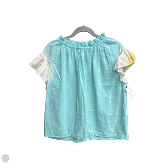 Top Short Sleeve By Clothes Mentor In Teal, Size: M
