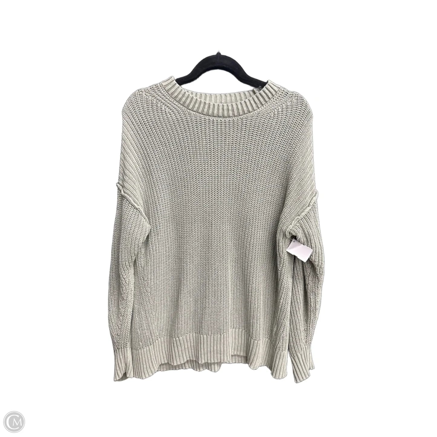 Sweater By American Eagle In Green, Size: Xs