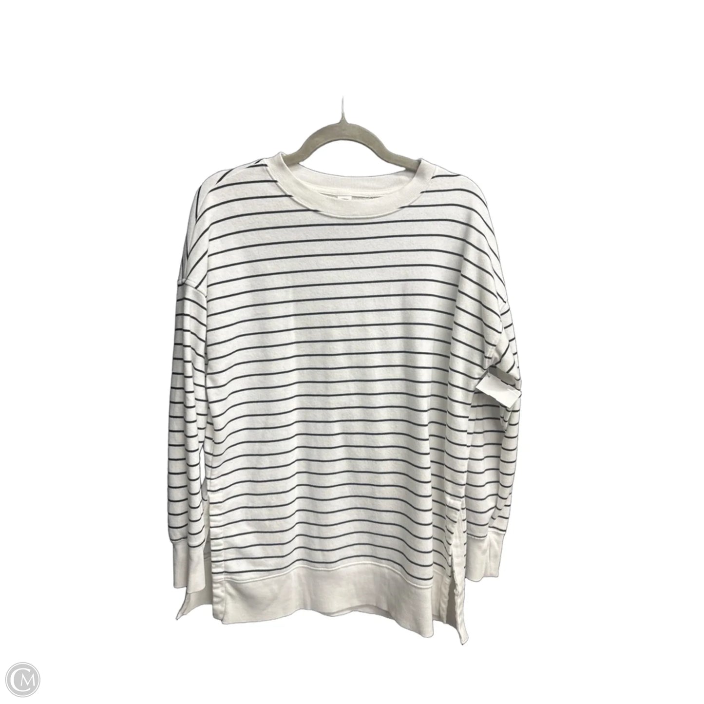 Top Long Sleeve By Old Navy In Striped Pattern, Size: S