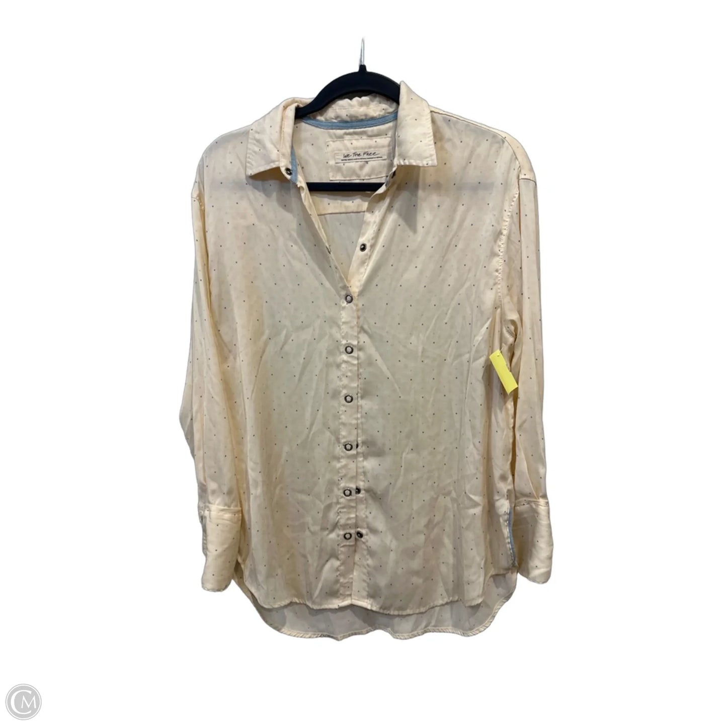Top Long Sleeve By We The Free In Polkadot Pattern, Size: Xs