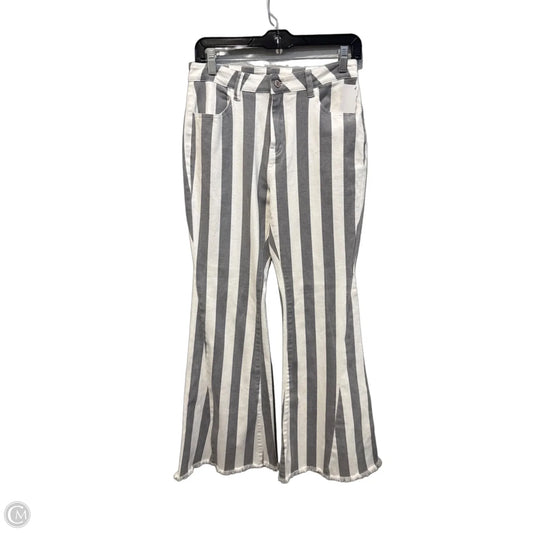 Jeans Boot Cut By Clothes Mentor In Grey & White, Size: 6