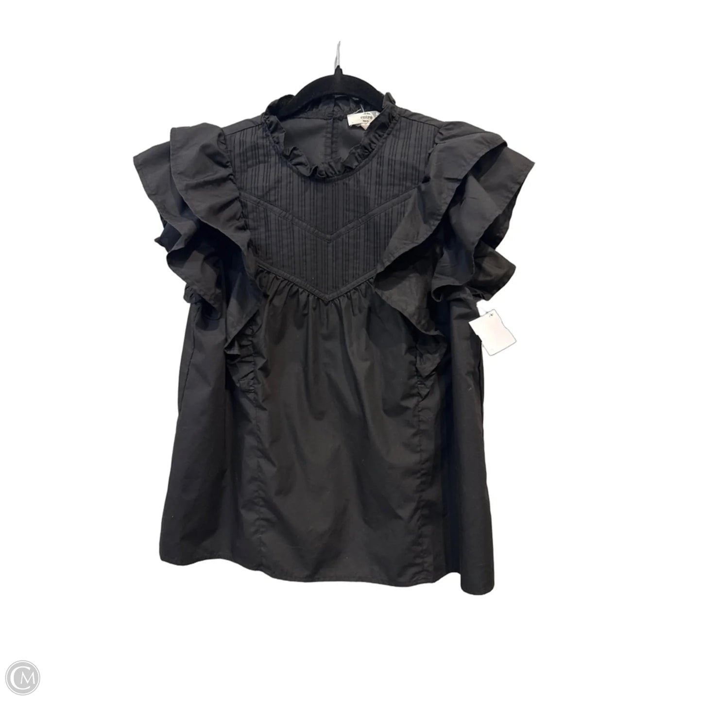 Top Sleeveless By Entro In Black, Size: M