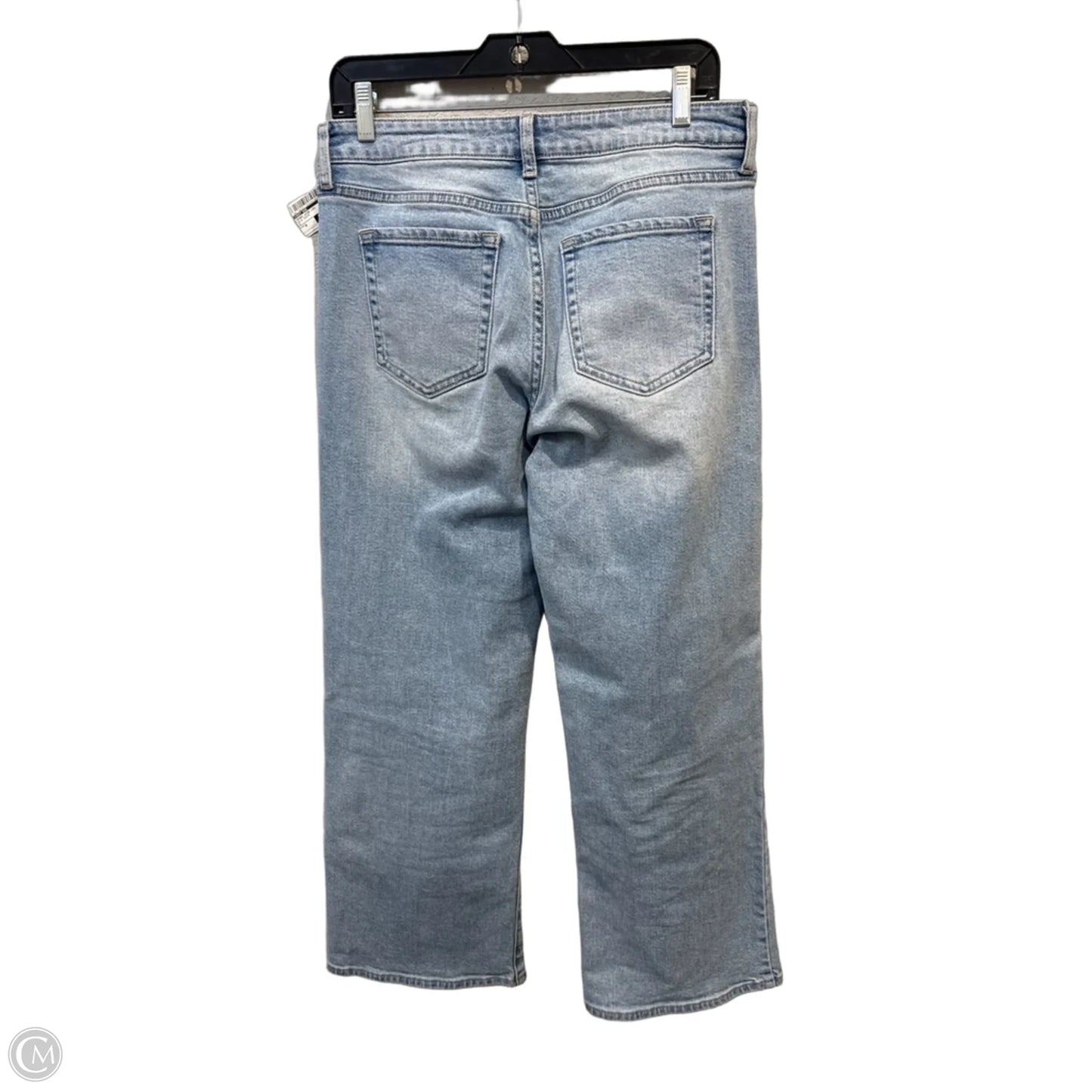 Jeans Wide Leg By Just Usa In Blue Denim, Size: 8