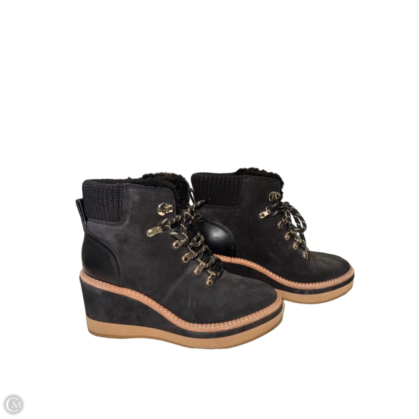 Boots Designer By Kate Spade In Black, Size: 7.5