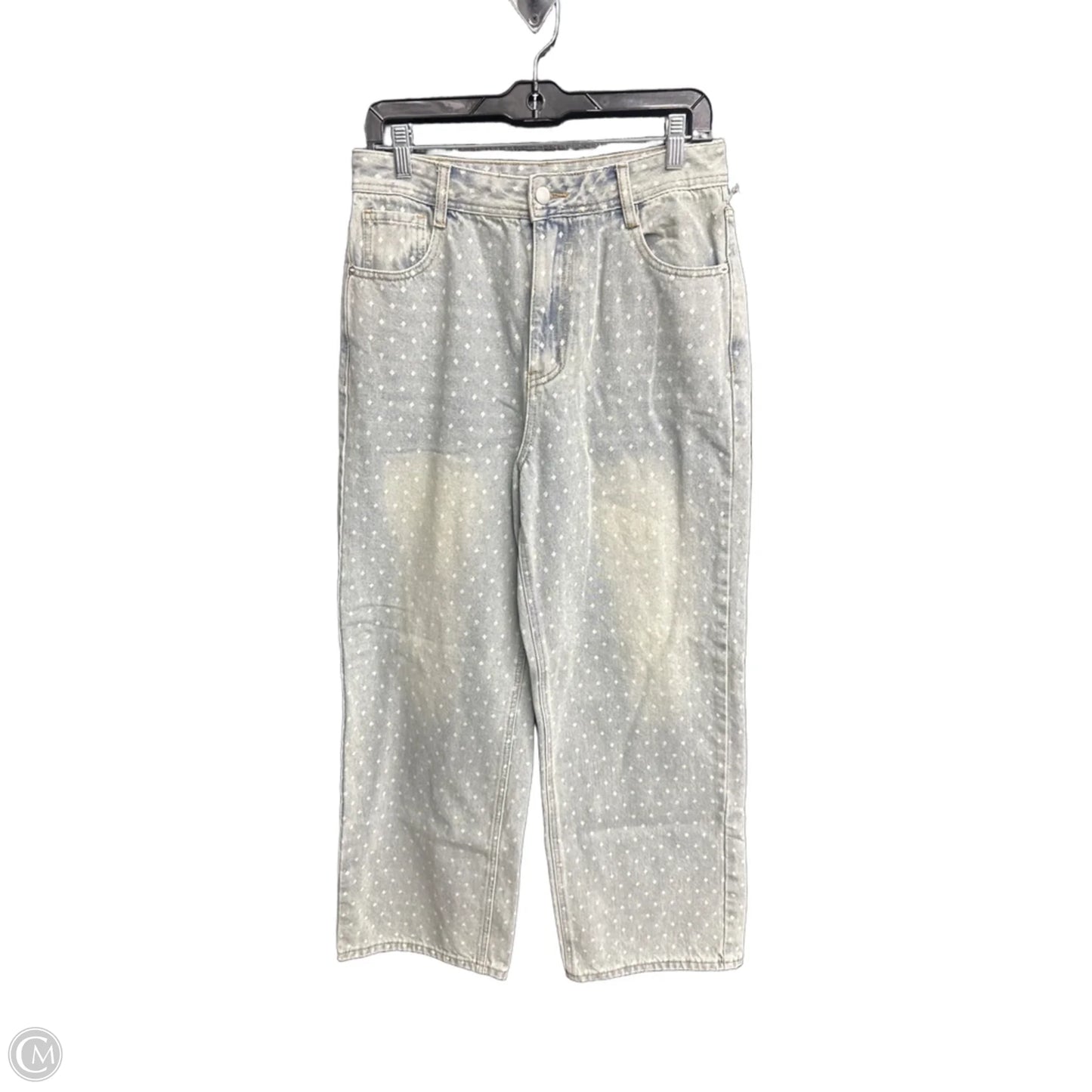 Jeans Wide Leg By Heyson In Polkadot Pattern, Size: 12