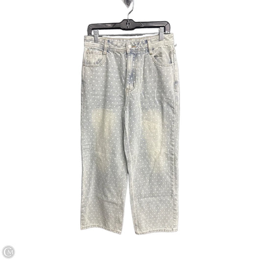 Jeans Wide Leg By Heyson In Polkadot Pattern, Size: 12