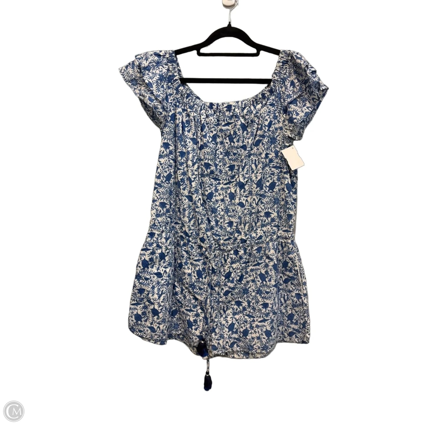 Romper By Vineyard Vines In Blue & White, Size: S