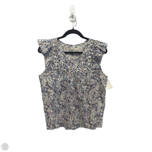 Top Sleeveless By Abercrombie And Fitch In Blue, Size: S