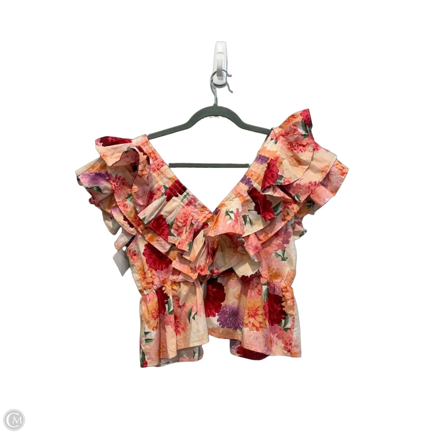 Top Sleeveless By Buddy Love In Floral Print, Size: M