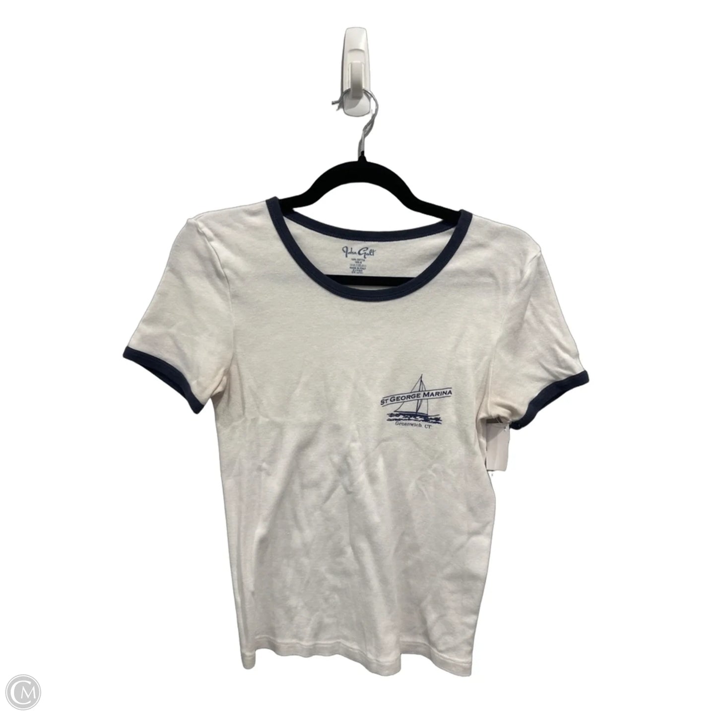 Top Short Sleeve By John Galt In White, Size: S