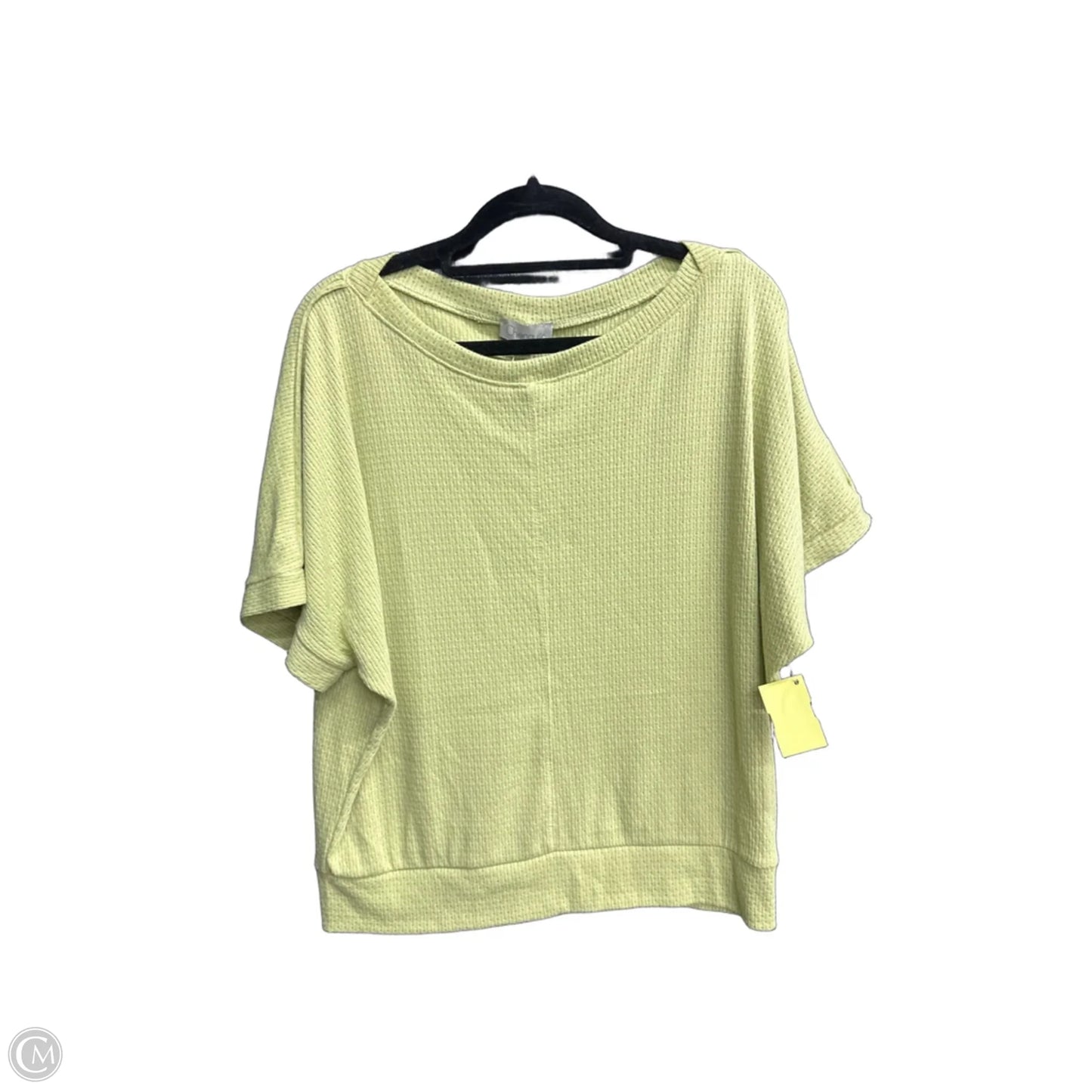 Top Short Sleeve By Chenault In Green, Size: S