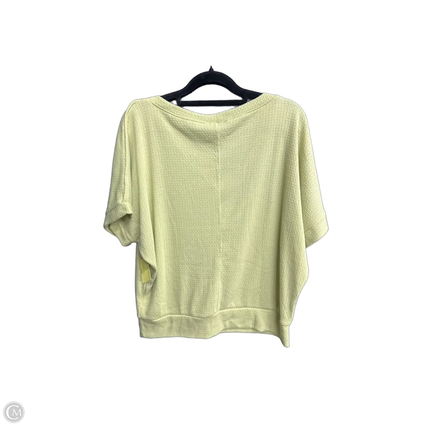 Top Short Sleeve By Chenault In Green, Size: S