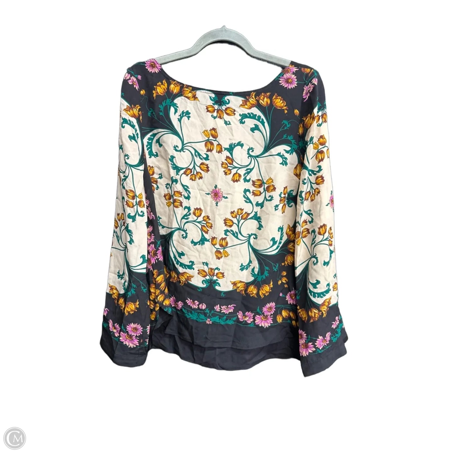 Top Long Sleeve By Maeve In Cream, Size: L