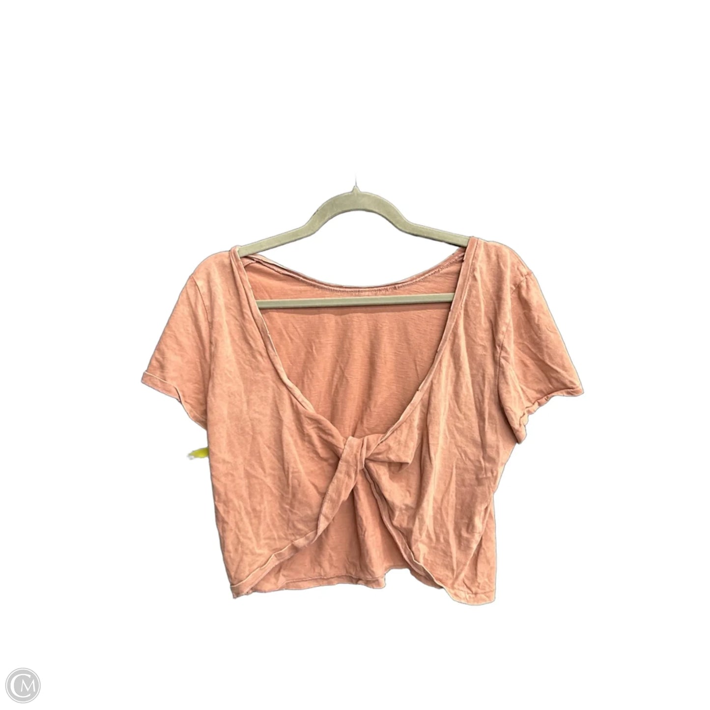 Athletic Top Short Sleeve By Aerie In Brown, Size: L