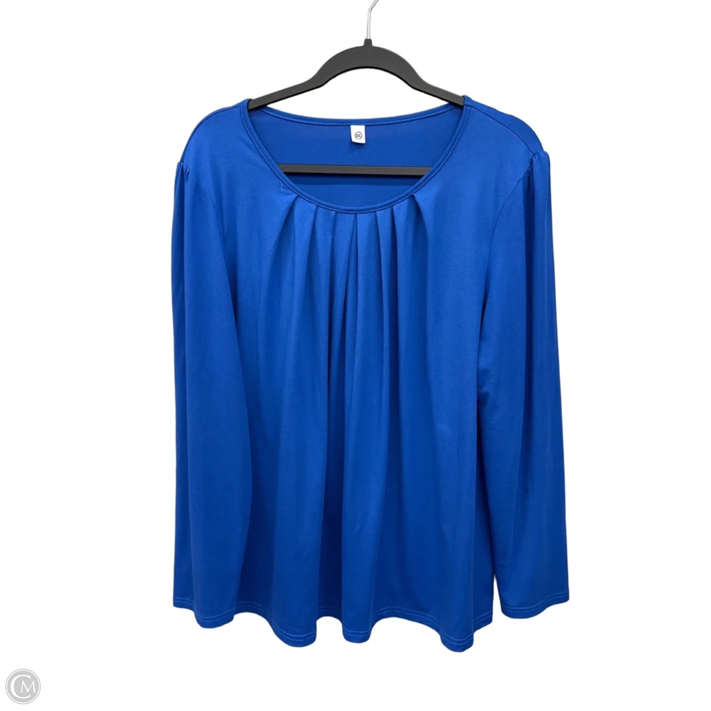 Top Long Sleeve By Clothes Mentor In Blue, Size: 2x