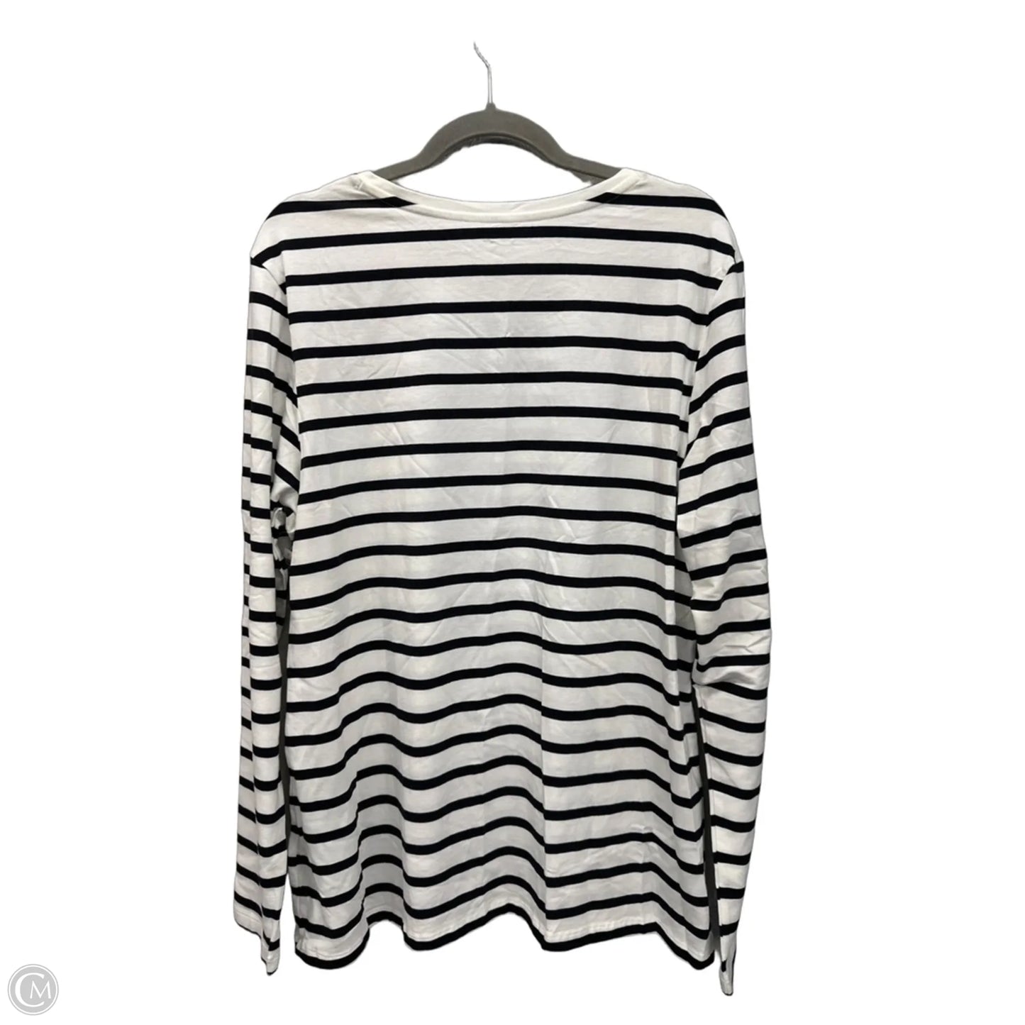 Top Long Sleeve By Amazon Essentials In Striped Pattern, Size: 2x