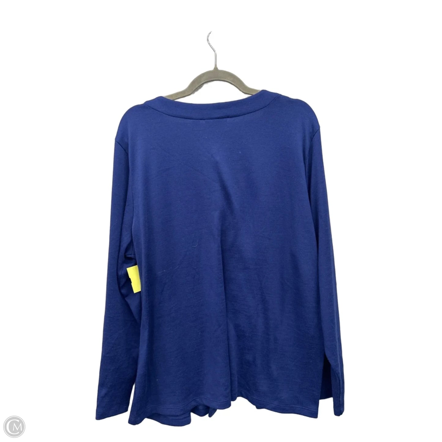 Cardigan By D&co. In Blue, Size: Xl