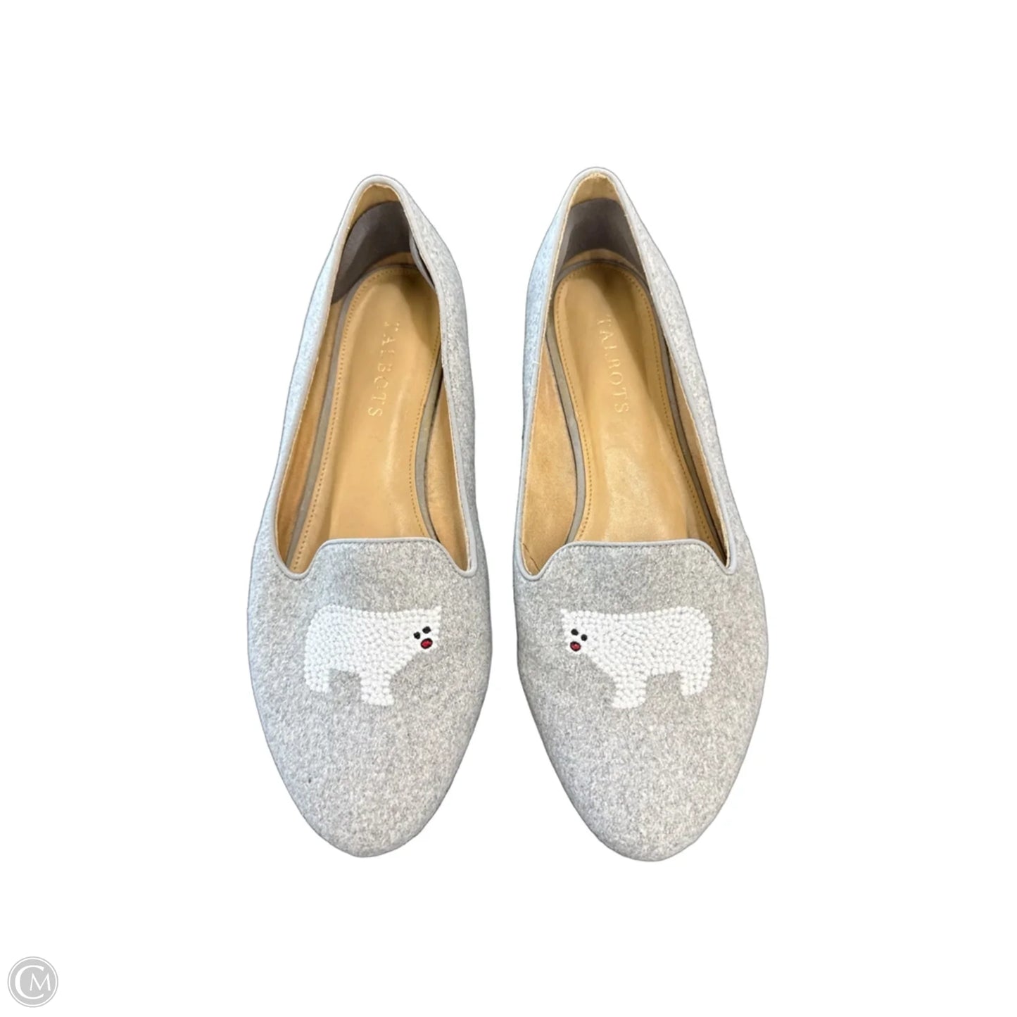 Shoes Flats By Talbots In Grey, Size: 8