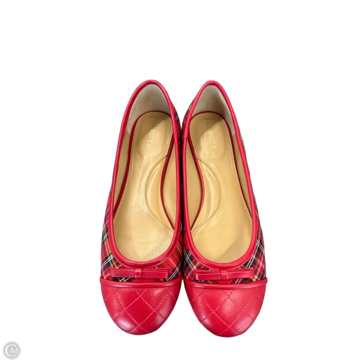 Shoes Flats By Talbots In Plaid Pattern, Size: 8.5