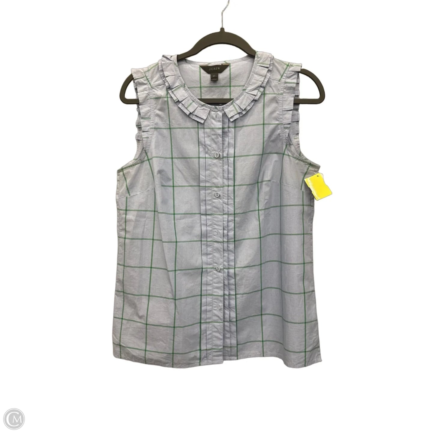 Top Sleeveless By J. Crew In Blue, Size: S
