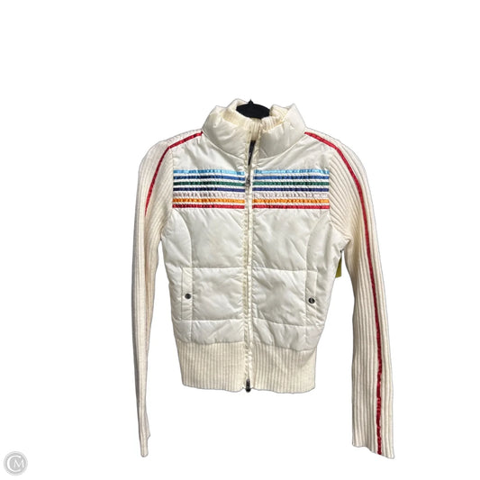 Vest Sweater By Takeout In Cream, Size: M